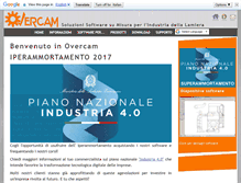 Tablet Screenshot of overcam.it